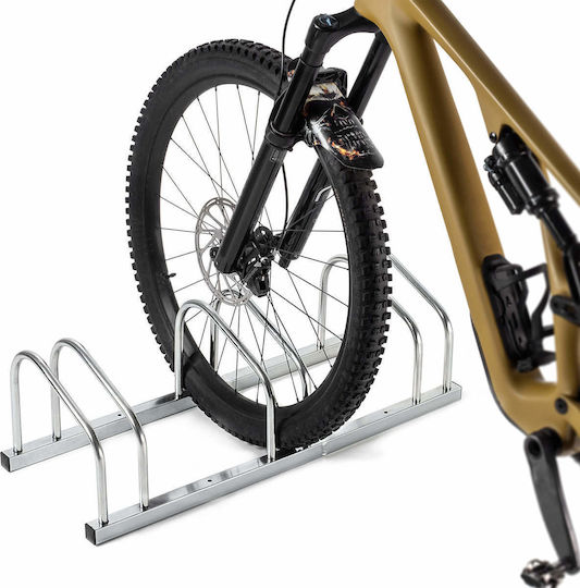Kadax Suport Pentru 3 Biciclete Din Oțel Argintiu