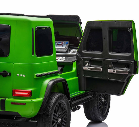 Bo Mercedes-benz G63 4×4 Două Locuri Cu Telecomandă Licențiat 24 Volt Verde Pentru 3+ Ani