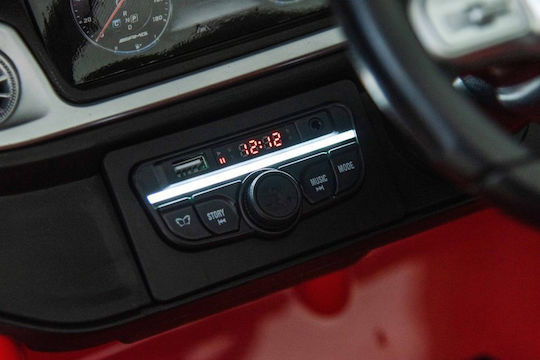 Детска Електрическа Кола Две места с Дистанционно управление Лицензиран Bo Mercedes-benz G63 4×4 24 волта Червен