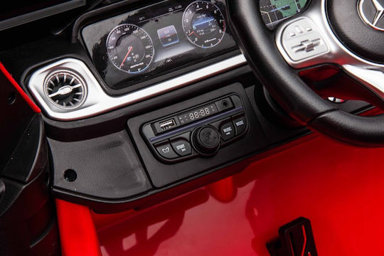 Детска Електрическа Кола Две места с Дистанционно управление Лицензиран Bo Mercedes-benz G63 4×4 24 волта Червен