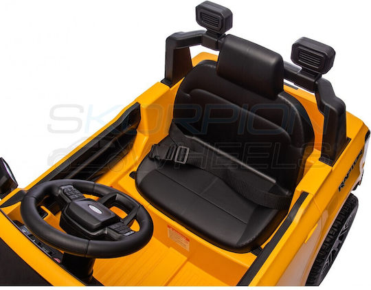 Ford F150 Raptor Μονοθέσιο με Τηλεκοντρόλ Licensed 12 Volt Κίτρινο για 1+ Ετών