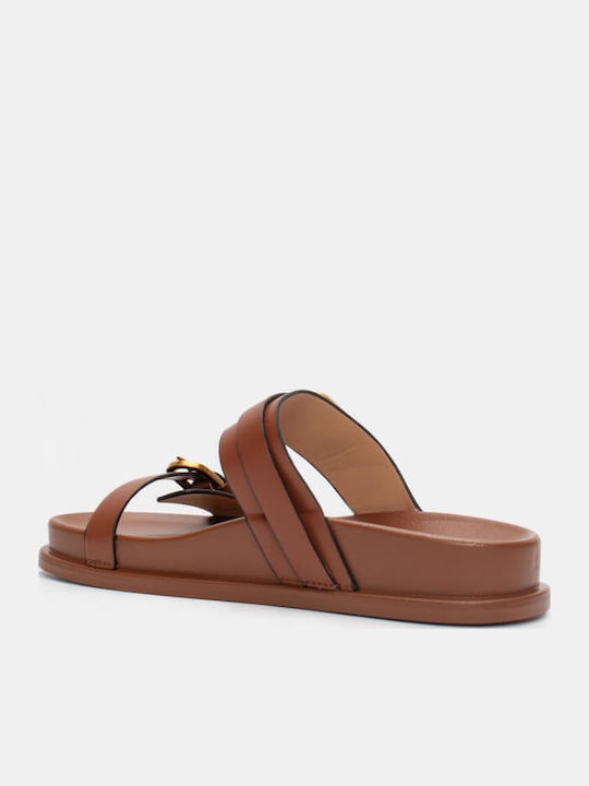 Γυναικεία Σανδάλια Flatforms Καφέ