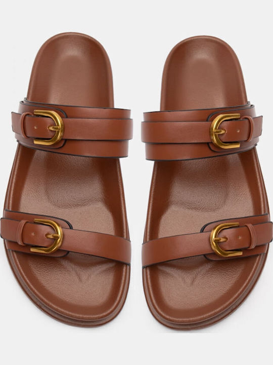 Γυναικεία Σανδάλια Flatforms Καφέ
