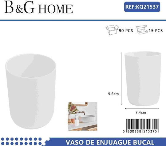 Toothbrush Support Base Plastic White