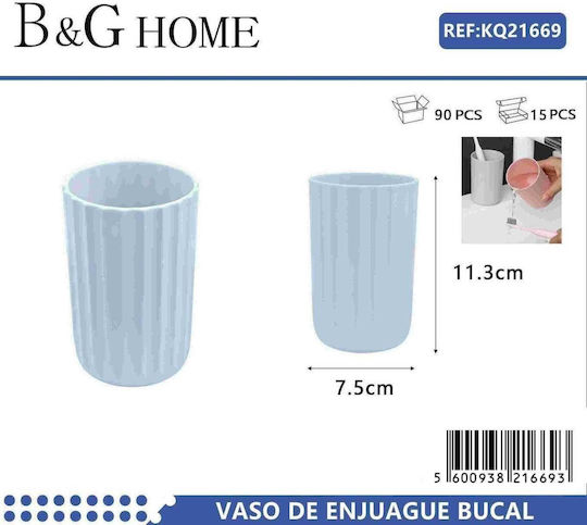 Plastic Toothbrush Support Base Blue