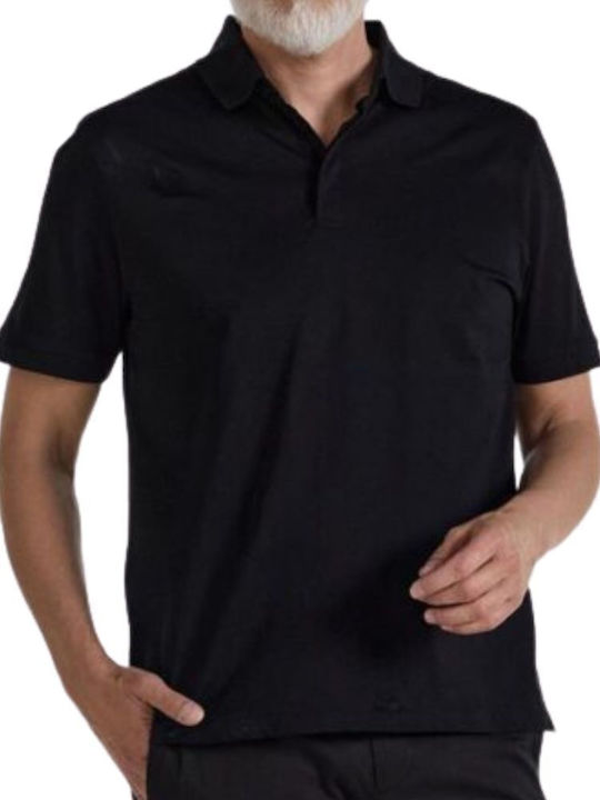 Polo Short Sleeve Blouse Black