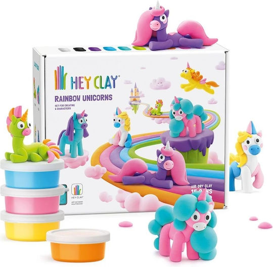 Hey Clay Παιδικός Πηλός Σετ Πολύχρωμος 275gr
