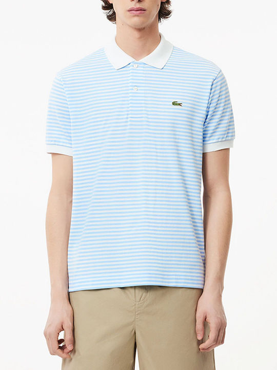 Polo Short Sleeve Blouse Light Blue
