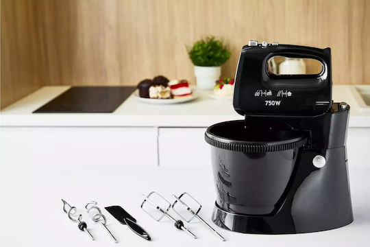MPM Mmr-20z/c Mixer Handmixer 750W Schwarz