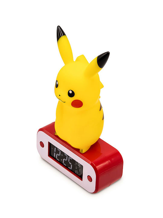 Teknofun Pokemon Tabletop Digital LED Clock with Alarm Multicolour TEKN811359
