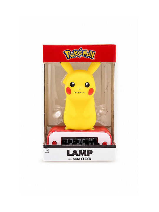 Teknofun Pokemon Tabletop Digital LED Clock with Alarm Multicolour TEKN811359