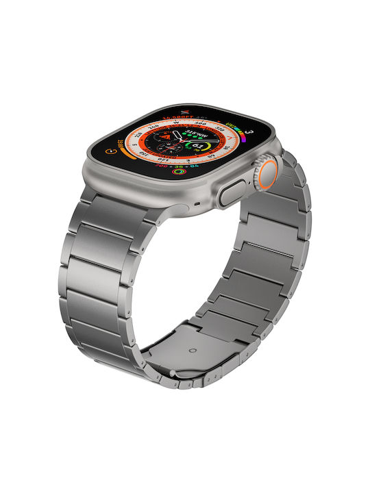Luvlu Λουράκι Ασημί (Apple Watch 44/45/46mm/Ultra 49mm)