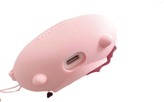 Suport cu cârlig în culoarea Roz pentru Apple AirPods 1 / AirPods 2