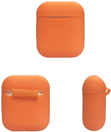 Suport cu cârlig în culoarea Portocaliu pentru Apple AirPods 1 / AirPods 2
