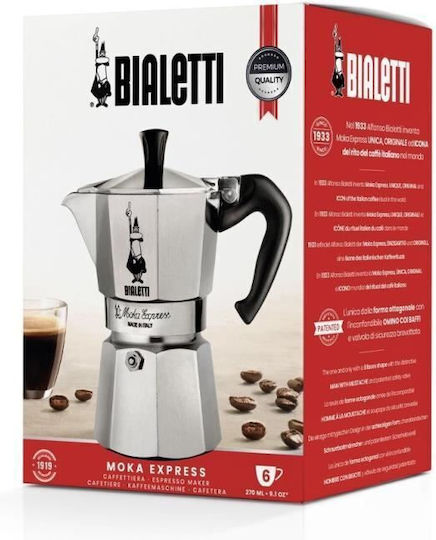 Bialetti Moka Express Мокро кафе 6 Cups Сребрист