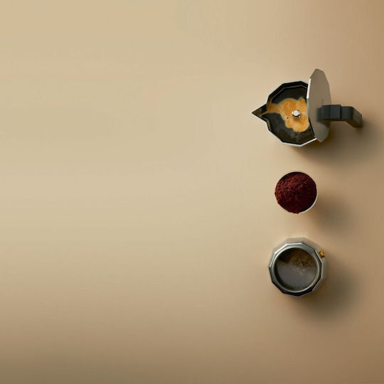 Alessi Μπρίκι 3cups Γκρι
