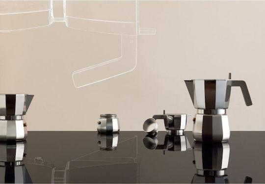 Alessi Μπρίκι 3cups Γκρι