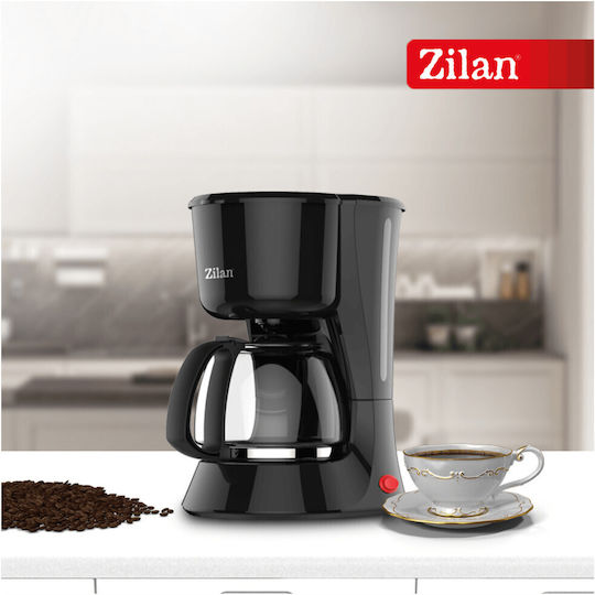 Zilan Καφετιέρα Φίλτρου 800W Black