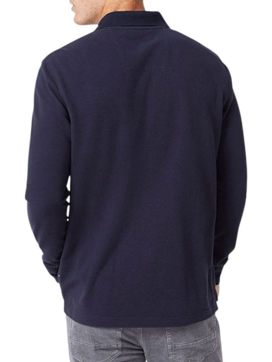 Polo Long Sleeve Blouse Dark Blue