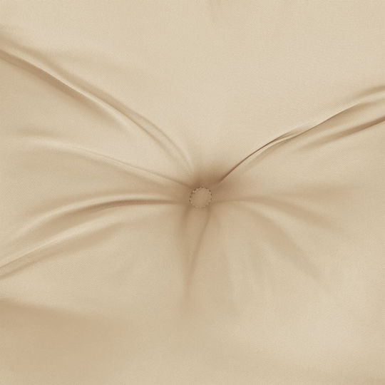 vidaXL Μαξιλάρι Καναπέ Παλέτας Μπεζ 70x70εκ.