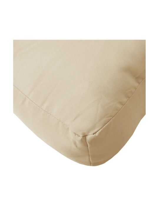 vidaXL Gartenstuhlkissen Paletten Beige 70x70cm