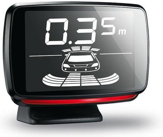 Keetec Sistem de Parcare Auto Partea din spate cu Ecran / Buzzer și 8 Senzori 18.8mm în Culoare Negru