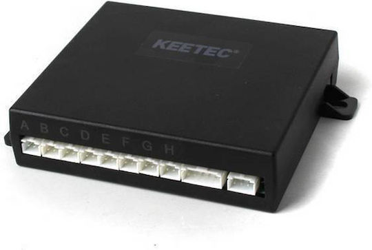 Keetec Sistem de Parcare Auto Partea din spate cu Ecran / Buzzer și 8 Senzori 18.8mm în Culoare Negru