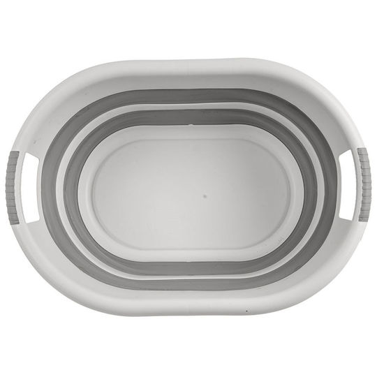 Orion Folding Basin Rectangular Silicone Capacity 38lt White