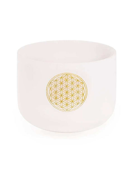 Κρυστάλλινο Singing Bowl Τσάντα Αποθήκευσης Νότα F Crystal Singing Bowl Flower Life