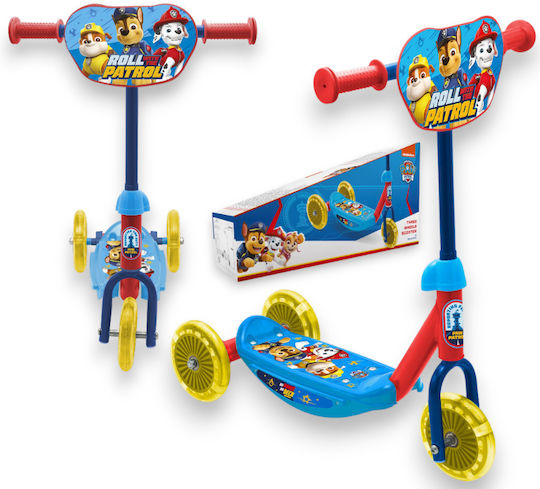 Seven Детски Ролери Paw Patrol 3 Колела За 2+ Години Червени