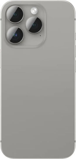 AmazingThing Προστασία Κάμερας Tempered Glass Γκρι για το iPhone 16 Pro, iPhone 16 Pro Max