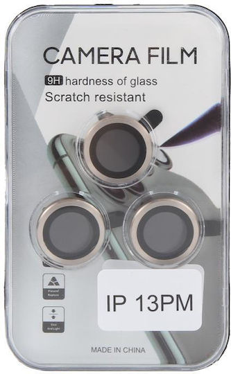 Rear Cover Camera Protection Membrane Silver for the iPhone 13 Pro Max, iPhone 13 Pro