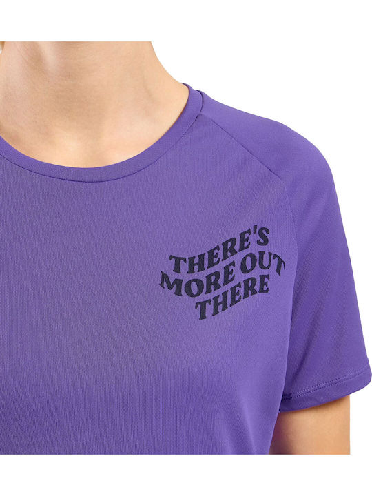 Essentials Print Tmot Γυναικείο T-shirt Fast Drying Μωβ