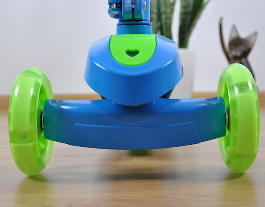 Milly Mally Scuter Copii Magic 3 Roți Pentru 3+ Ani Albastru