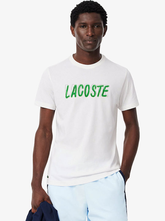 T-shirt λευκό-πράσινο