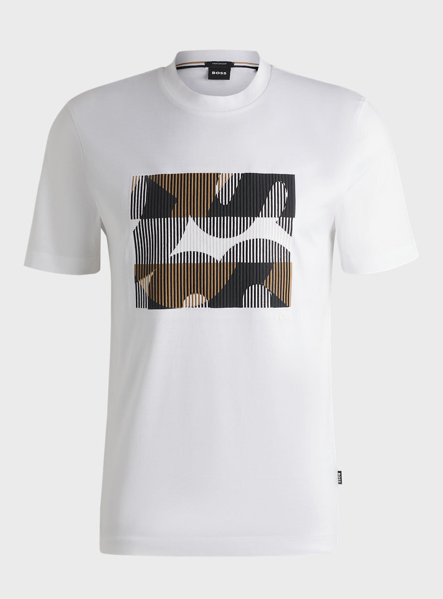 Tシャツ・カットソー Hugo Boss SS25 (50520285 10262111450) Hugo Boss T-shirt White 50531862-100 | Skroutz.mt