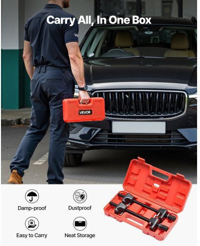 Vevor Auto Handwerkzeuge 2 Stück Federspanner Schraubenzieher Spiralfeder Reihe 10,4 Zoll
