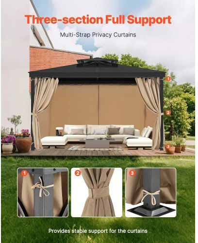 Vevor Replacement Khaki Curtain 284m