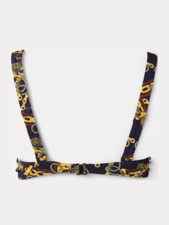 Set Bikini with Removable Padding Navy Blue