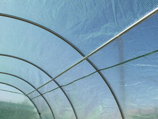 Seră Tunel Tip Ramă Metalică 400x1000cm Verde 40mp