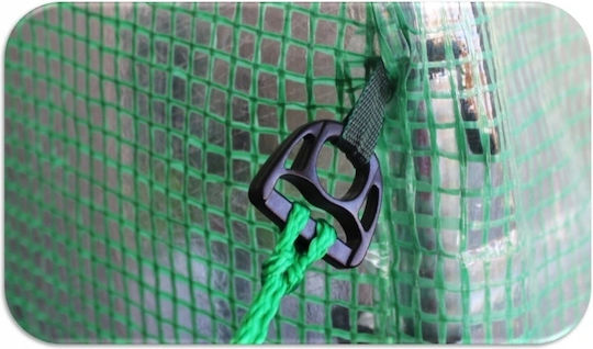Seră Tunel Tip Ramă Metalică 300x600cm Verde 18 Mp
