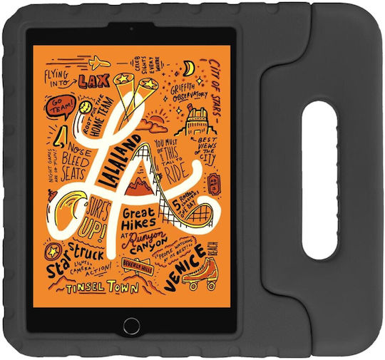 HappyCase Back Cover Ανθεκτική για Παιδιά Μαύρη (iPad Mini 5, 4, 3, 2, 1)