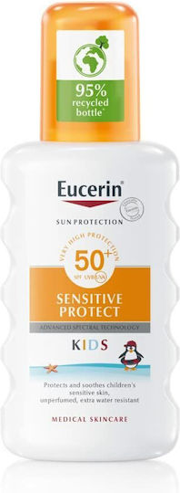 Eucerin Sensitive Protect SPF50 Παιδικό Αντηλιακό Spray 200ml