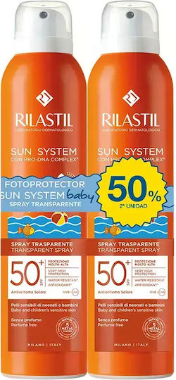 Rilastil Waterproof Bebeluș Crema de Soare Spray SPF50 200ml