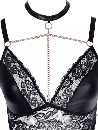 Cottelli Collection Sexy Σετ Εσωρούχων με Δαντέλα Ροζ