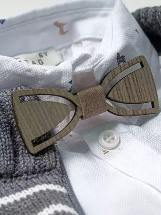 Kinder-Set mit Hose Winter 5Stück Gray