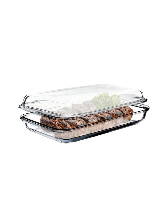 Kadax Ορθογώνιο Πυρίμαχο Σκεύος Γυάλινο 39x23cm 2τμχ
