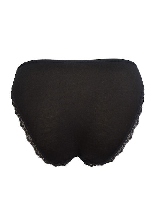 Damen Zeichenfolge MultiPack mit Spitze White, Black, Grey