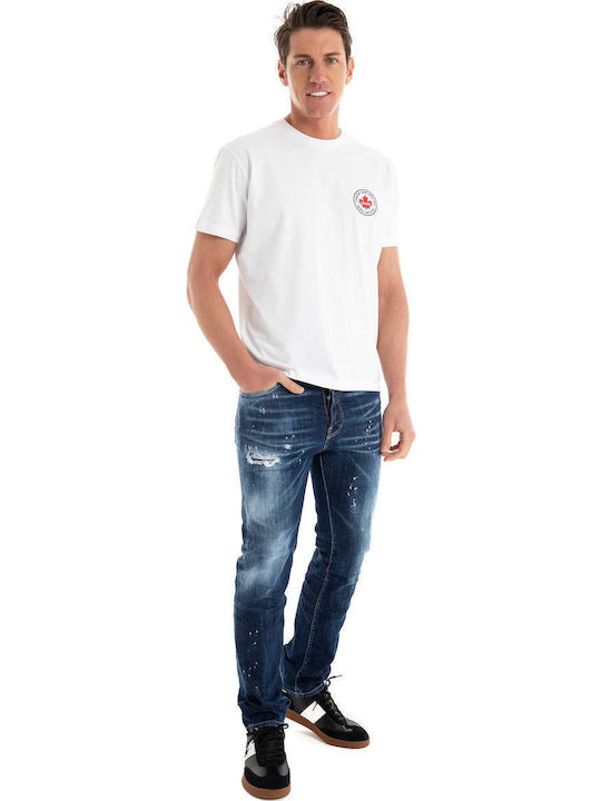 T-shirt Κόκκινο, Λευκό, Μπλε