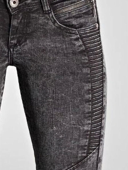 Women's Jean Trousers in Slim Fit Black